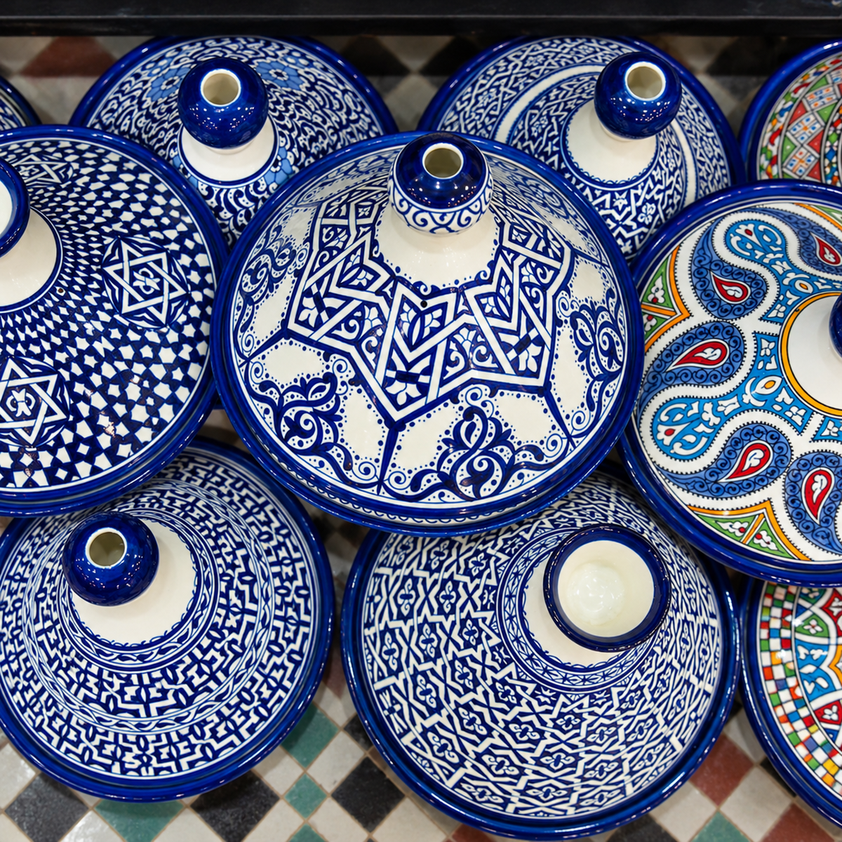 serving tagine