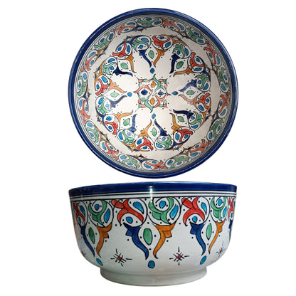 Handmade Moroccan Ceramic Bowls – Hand-Painted Moroccan Pottery
