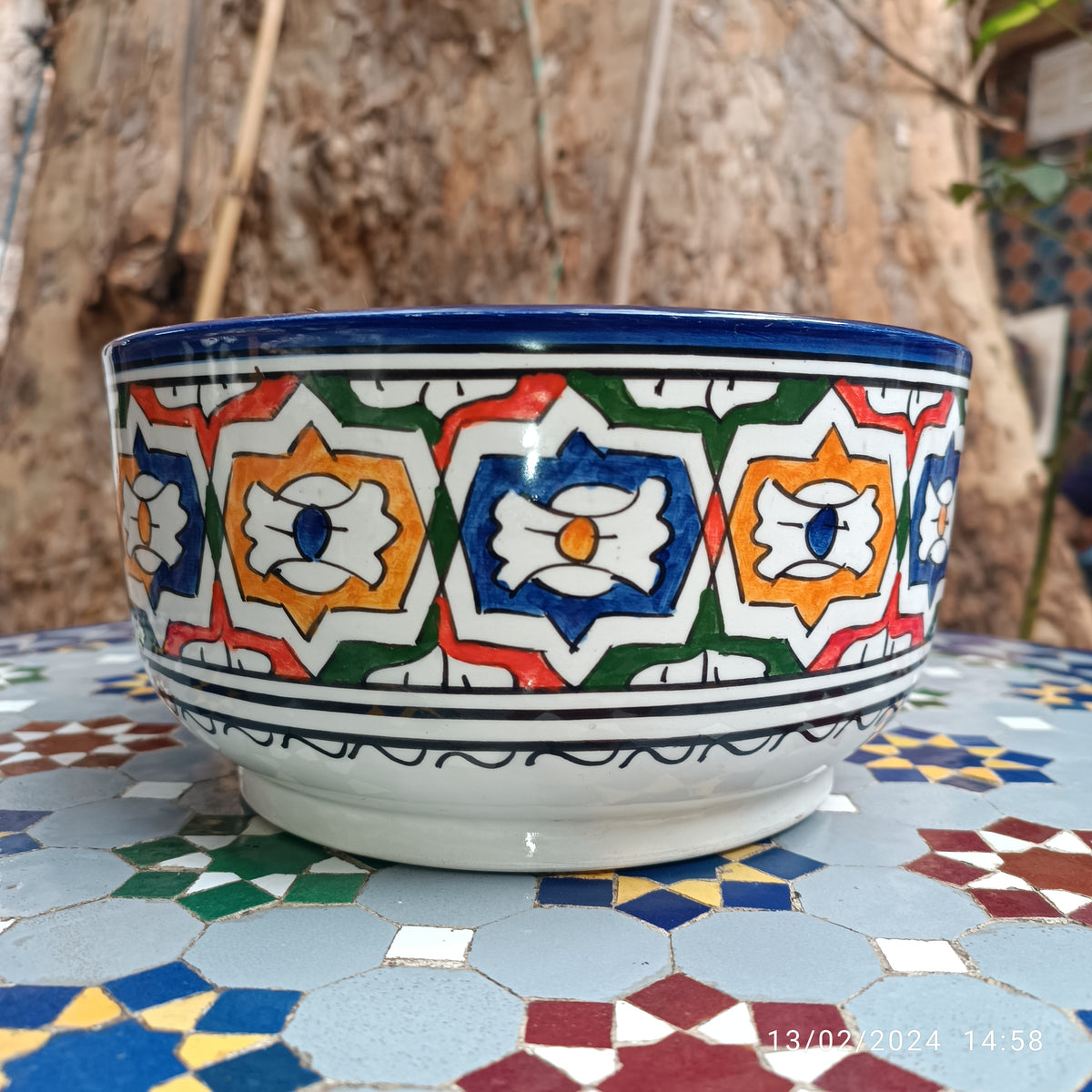 Handmade Moroccan Ceramic Bowls – Hand-Painted Moroccan Pottery