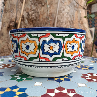 Handmade Moroccan Ceramic Bowls – Hand-Painted Moroccan Pottery