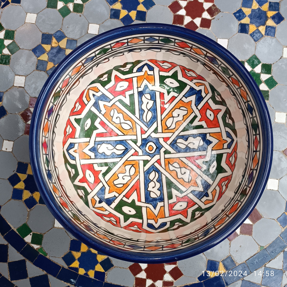 Handmade Moroccan Ceramic Bowls – Hand-Painted Moroccan Pottery
