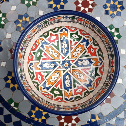 Handmade Moroccan Ceramic Bowls – Hand-Painted Moroccan Pottery