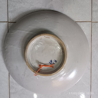 Handmade Moroccan Ceramic Plate – Hand-Painted Fez Pottery Serving