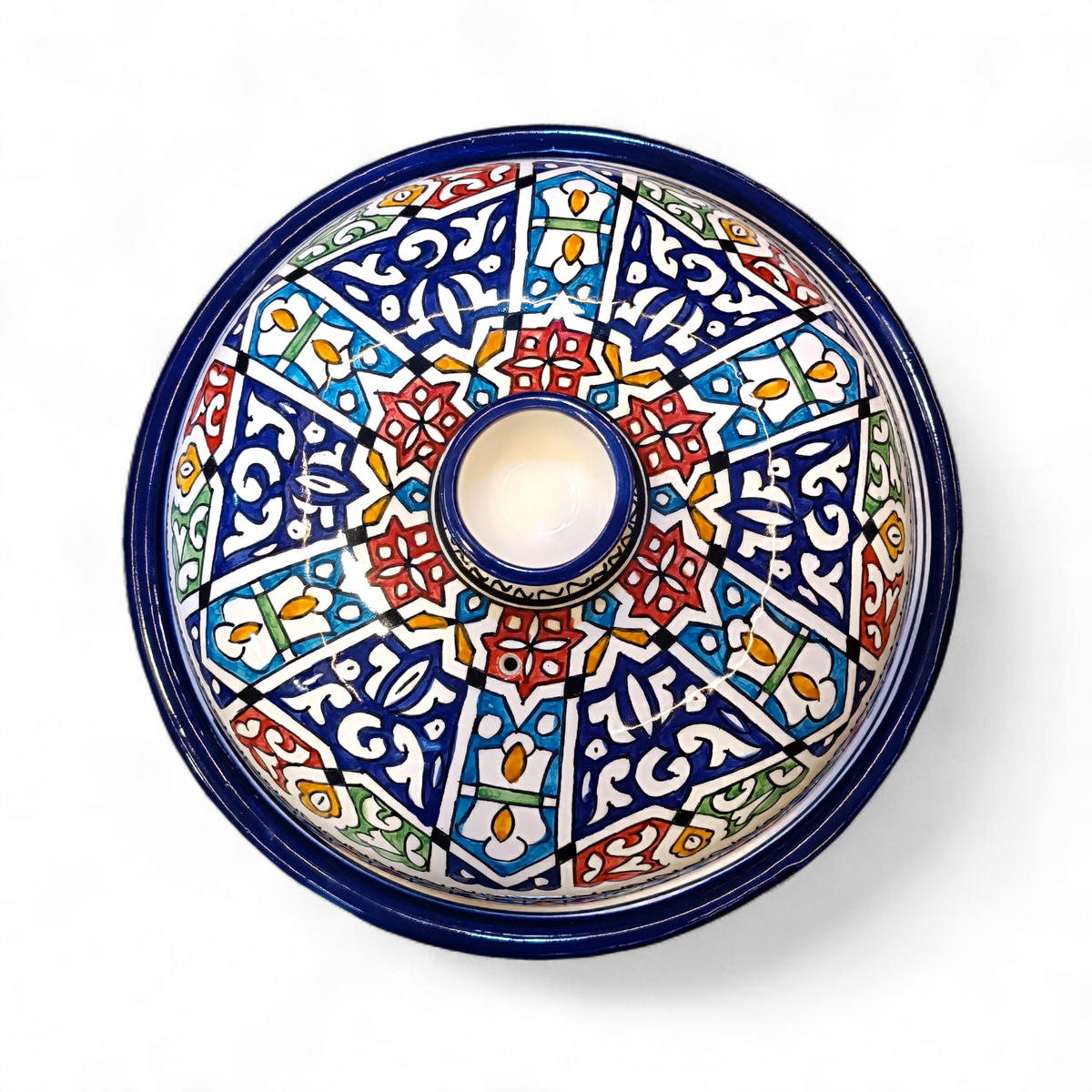 Hand-Painted Moroccan Tagine – fez pottery Ceramic Cooking Pot